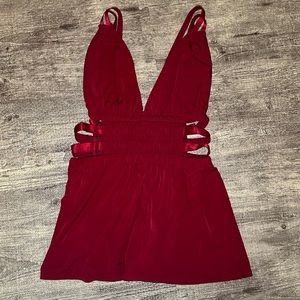 Express cutout tank top Size XS nwt